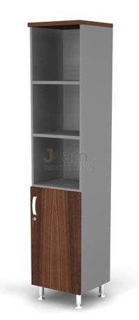 Мебель для персонала Стеллаж полуоткрытый 5-ур., глухая R-дверь BR81.0503