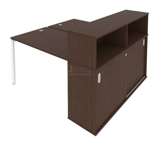 Мебель для персонала Рабочая станция с опорным шкафом-купе Б.РС-СШК-2.2