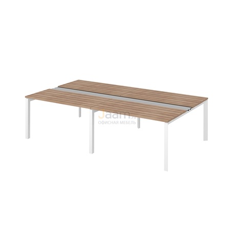 Мебель для персонала Рабочая станция на металлокаркасе ПК-ТНП-СР280Х160Н4/МК/БЭ/КК