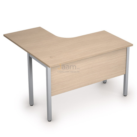 Мебель для персонала Стол криволинейный на металлических опорах правый 2МД.129