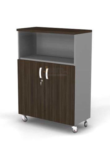 Мебель для персонала Шкаф мобильный комбинированный, полуоткрытый BR82.0343