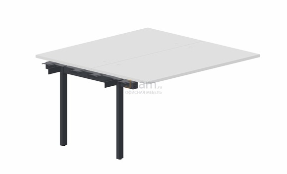 Мебель для персонала Составной стол на 2 рабочих места PEN2TPG147 - (4 громмета) приставной элемент