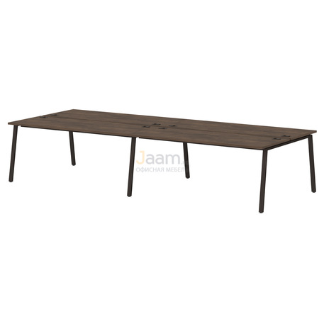 Мебель для персонала Бенч-система на 4 рабочих места на металлокаркасе Т-157