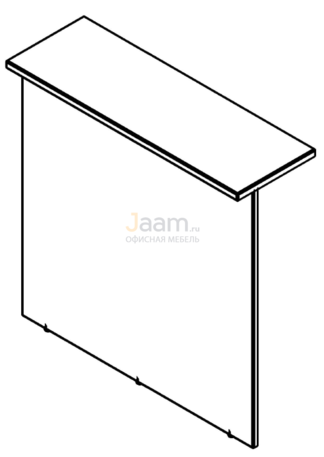 Стойка ресепшн Стойка прямая DMS 120