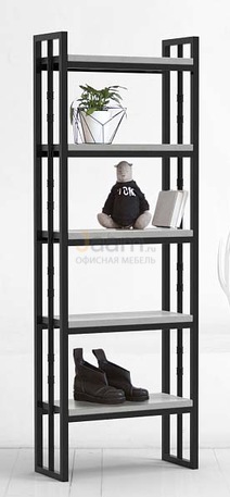 Мебель для персонала Стеллаж высокий OLD ZINGER МИКРОЦЕМЕНТ