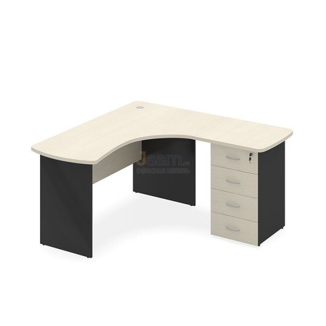 Мебель для персонала Стол эргономичный правый ПК-СТС-СТЭТ148Х149П/Д