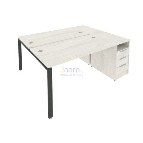 Мебель для персонала Рабочая станция с опорной тумбой Б.РС-СТП-2.3