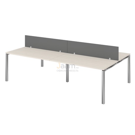 Мебель для персонала Станция рабочая с перегородкой ПК-ТНА-СР280Х158М4/АЖ