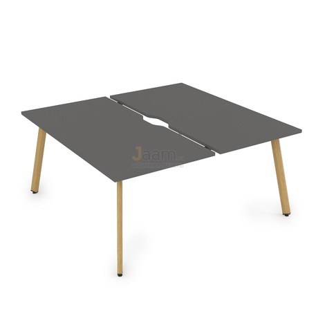 Мебель для персонала Стол системы БЕНЧ на 2 рабочих места Iron Wood 10БДВ.284