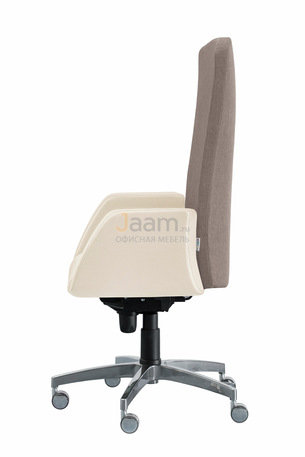Кресло Сигма/П комбиниров. кожа нестандарт/база алюминий