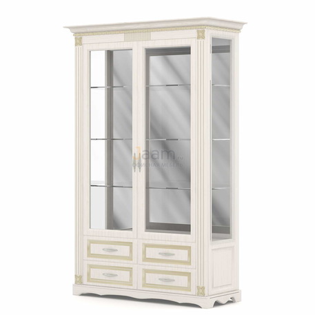 Кабинет руководителя Офисный шкаф-витрина ПК-МНК-ШК212Х129С2/Я4