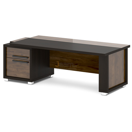 Кабинет руководителя Стол руководителя с одной тумбой L-115пр/л