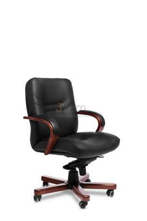 Кресло MINISTER B кожа+кож.зам.