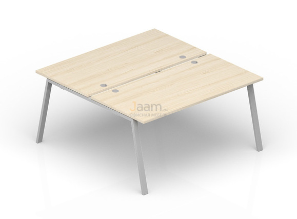 Мебель для персонала Составной стол на 2 рабочих места (4 громмета) AR2TG148