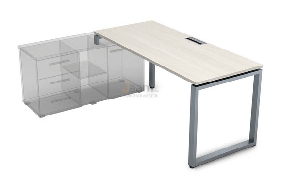 Мебель для персонала Стол для крепления на тумбу левый СТЛ-О.984