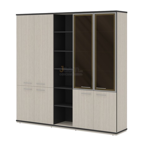 Кабинет руководителя Гардероб комбинированный глубокий ПК-СЕ-Ш3С220Х225К2ДС/Г
