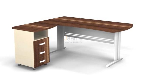 Мебель для персонала Угловое рабочее место на L-обр. каркасе левое B181/1