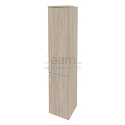 Мебель для персонала Офисный шкаф высокий узкий правый O.SU-1.3(R)