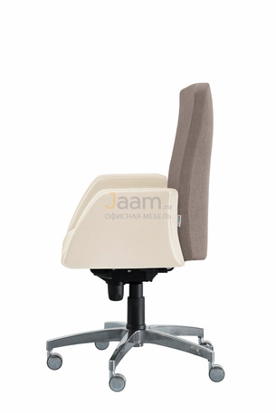 Кресло Сигма/Д комбиниров. кожа нестандарт/база алюминий