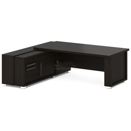 Кабинет руководителя Стол руководителя с тумбой-греденцией L-117пр/л