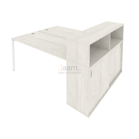 Мебель для персонала Рабочая станция с опорным шкафом-купе Б.РС-СШК-2.4