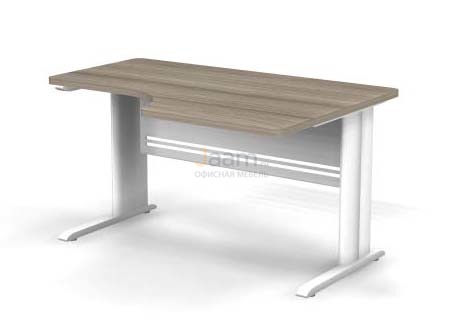 Мебель для персонала Стол эргономичный L-обр. каркасе правый B142М