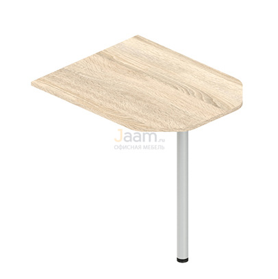 Мебель для персонала Брифинг-приставка с опорой W-9,L-740