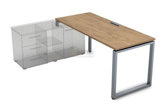 Мебель для персонала Стол для крепления на тумбу левый СТЛ-О.989