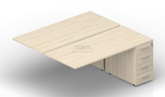 Мебель для персонала Приставной элемент (меламиновые аутлеты) 2TPM128N072