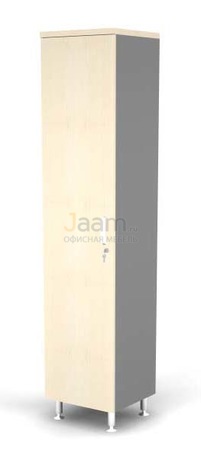 Мебель для персонала Гардероб с крючками, глухая L-дверь BR84.0506