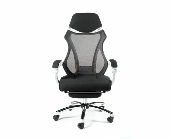 Кресло H-007 А black (white plastic)