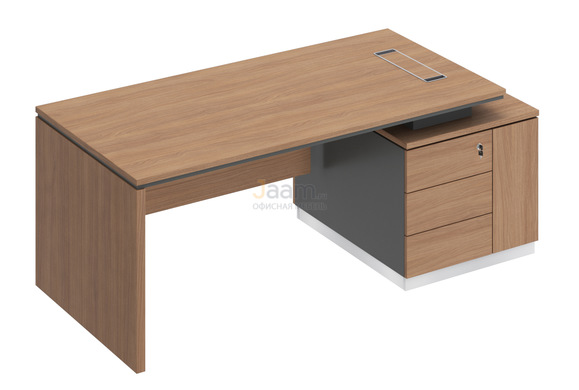 Кабинет руководителя Стол на опорной тумбе правый СИ 111пр