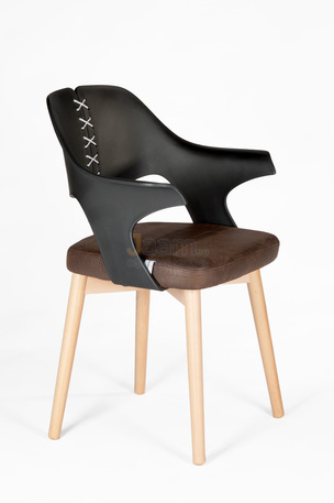 Кресло COOL CX0809M чёрно-коричневый