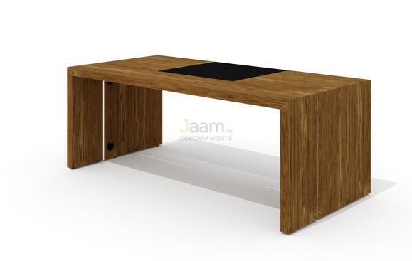 Кабинет руководителя Стол руководителя с бюваром и кабель-каналом Neo-200