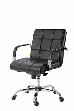 Кресло Верона/Д кожа LUX нестандарт/база хром