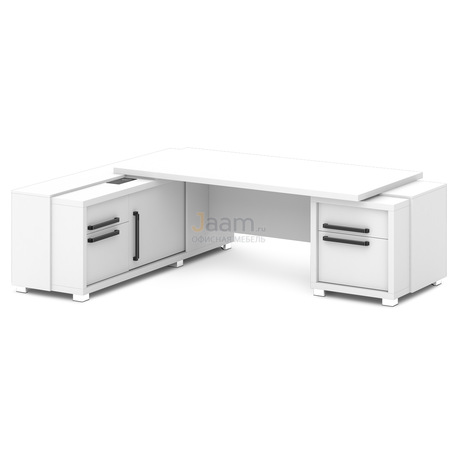 Кабинет руководителя Стол с тумбой и греденцией L-20пр/л