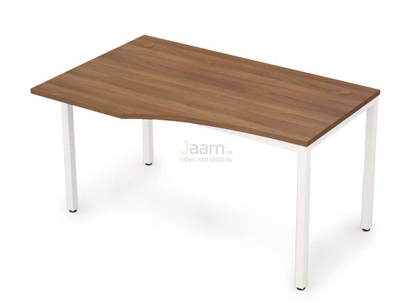 Мебель для персонала Стол криволинейный без экрана левый 6М.022