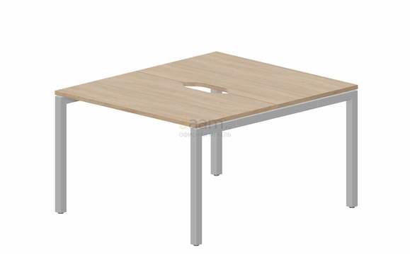 Мебель для персонала Составной стол на 2 рабочих места PEN2TV127 (2 эргономичных выреза)