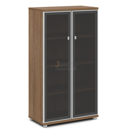 Мебель для персонала Шкаф со стеклом в алюминиевом профиле V-665