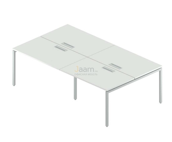 Мебель для персонала Двойная группа сдвоенных столов с люком RP-1.1(x4)+F-59