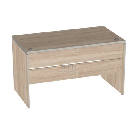 Мебель для персонала Стол прямой с двумя отверстиями под кабель канал V - 1.0 С