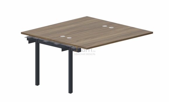 Мебель для персонала Составной стол на 2 рабочих места PEN2TPG147 - (4 громмета) приставной элемент
