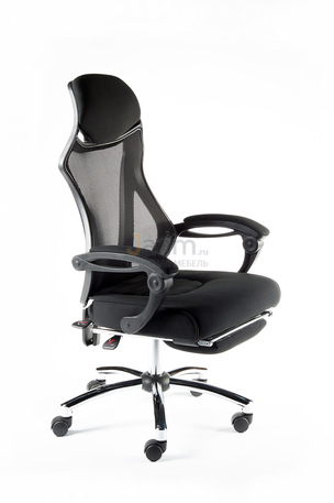 Кресло H-007 А black (black plastic)