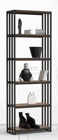 Мебель для персонала Стеллаж средний с верт.орг. METALFRAME 3