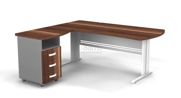 Мебель для персонала Угловое рабочее место на L-обр. каркасе левое B181/1