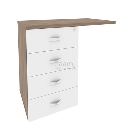 Мебель для персонала Офисная тумба приставная универсальная O.TPU-4