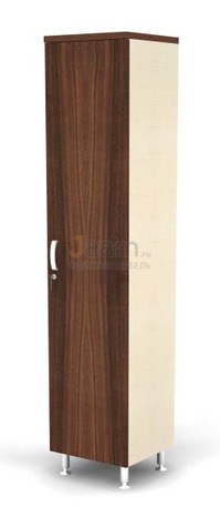 Мебель для персонала Гардероб с крючками, глухая R-дверь BR84.0505