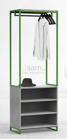 Мебель для персонала Гардероб VIOLET МИКРОЦЕМЕНТ с полками