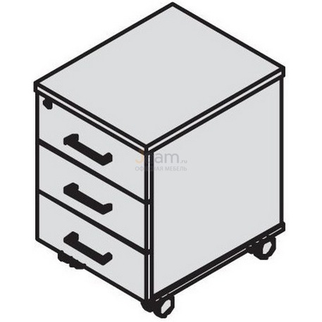 Мебель для персонала Офисная тумба мобильная 121T002