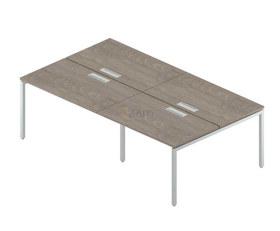 Мебель для персонала Двойная группа сдвоенных столов с люком RP-2.1(x4)+F-58